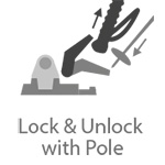 Lock & Unlock with Pole