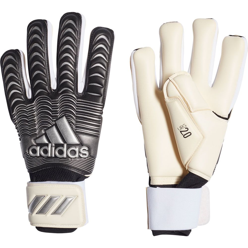 adidas - Classic Pro Gloves white black silver metallic at Sport Bittl Shop