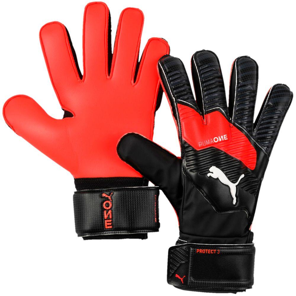 Goalkeeper Gloves puma black nrgy red 
