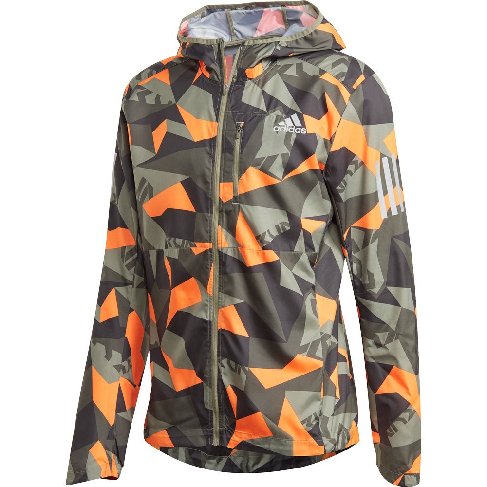 own the run camouflage jacket