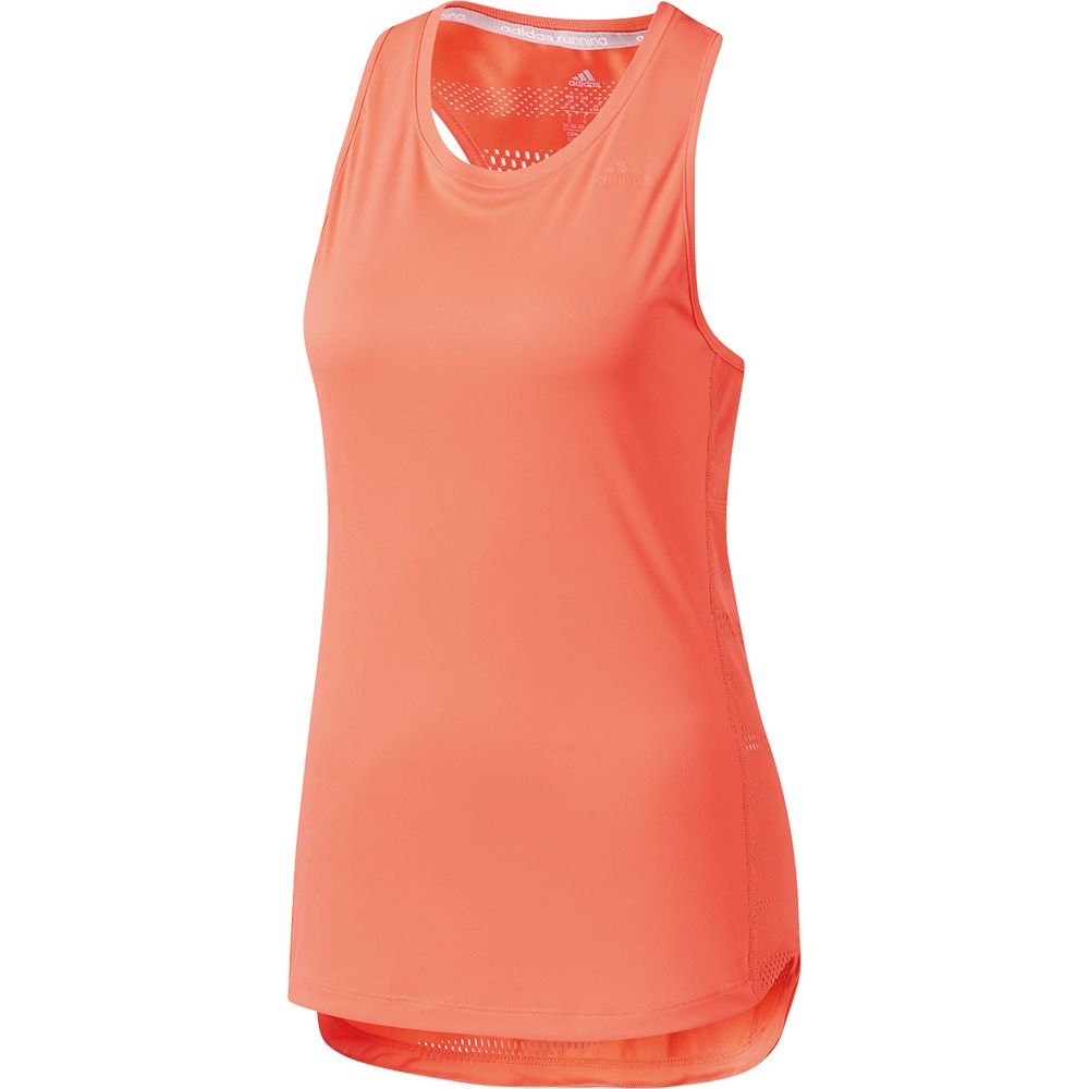 womens red running tank top