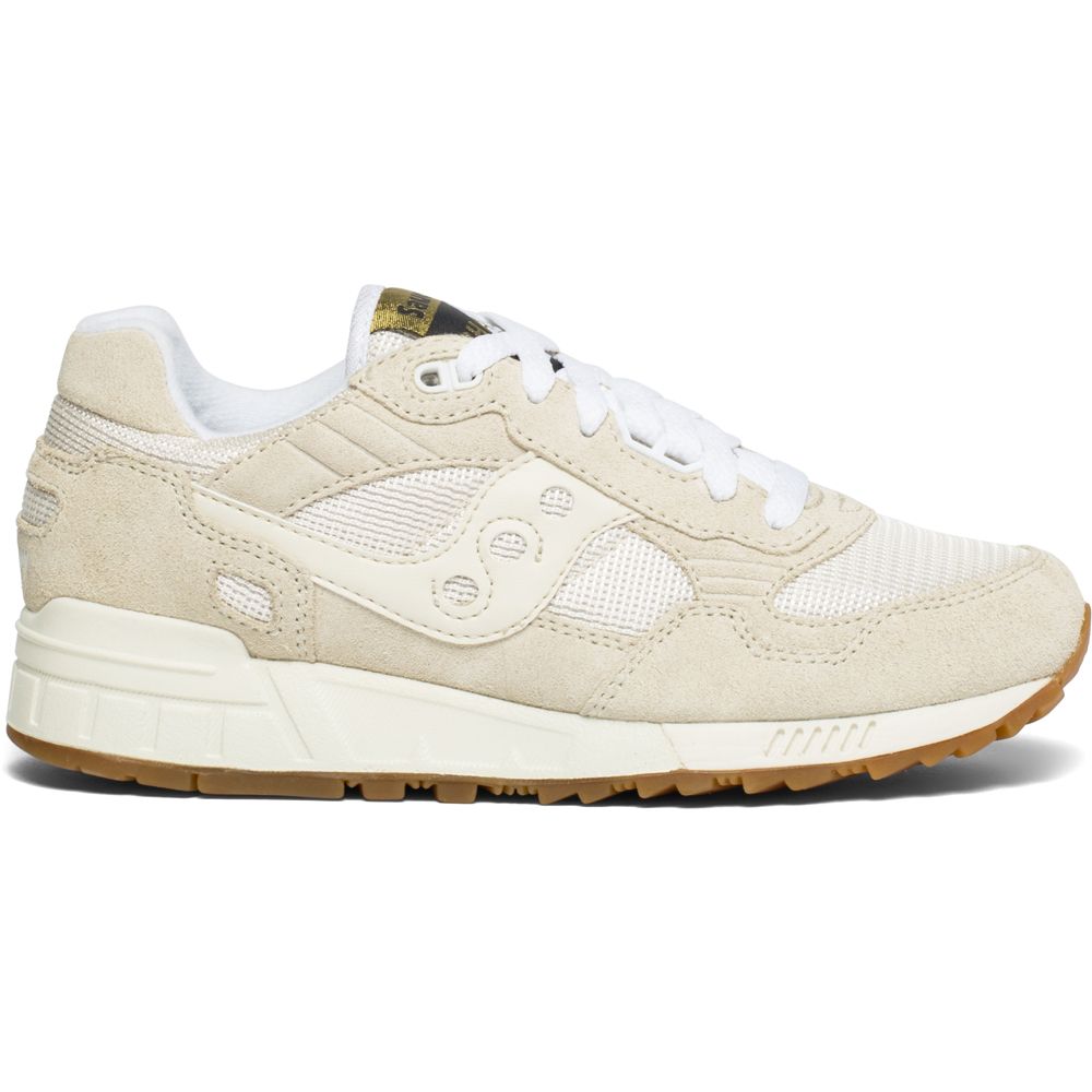 all white saucony