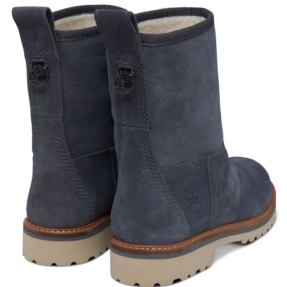 grey timberland boots with fur
