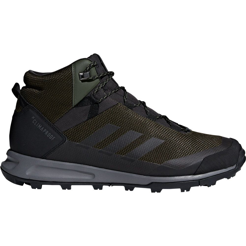 adidas - Terrex Tivid Mid ClimaProof Hiking Boots Men night cargo core  black grey four at Sport Bittl Shop