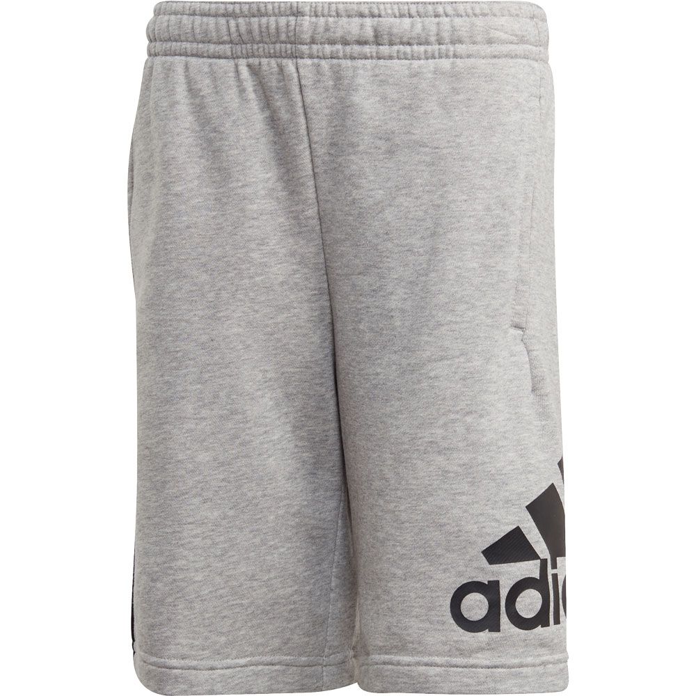 gray adidas shorts