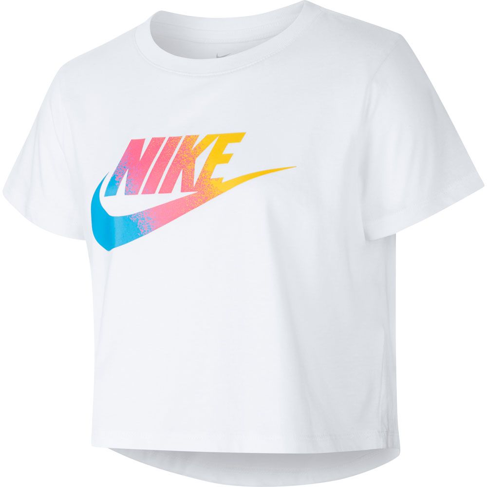 Nike Sportswear Crop T Shirt Kids White At Sport Bittl Shop