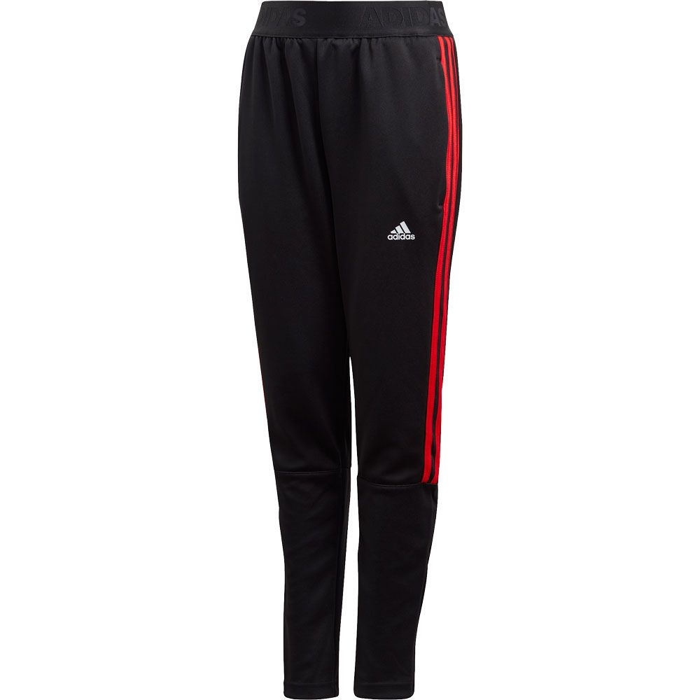 adidas pants black and red