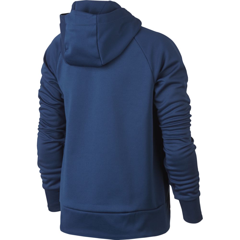 blue nike therma hoodie