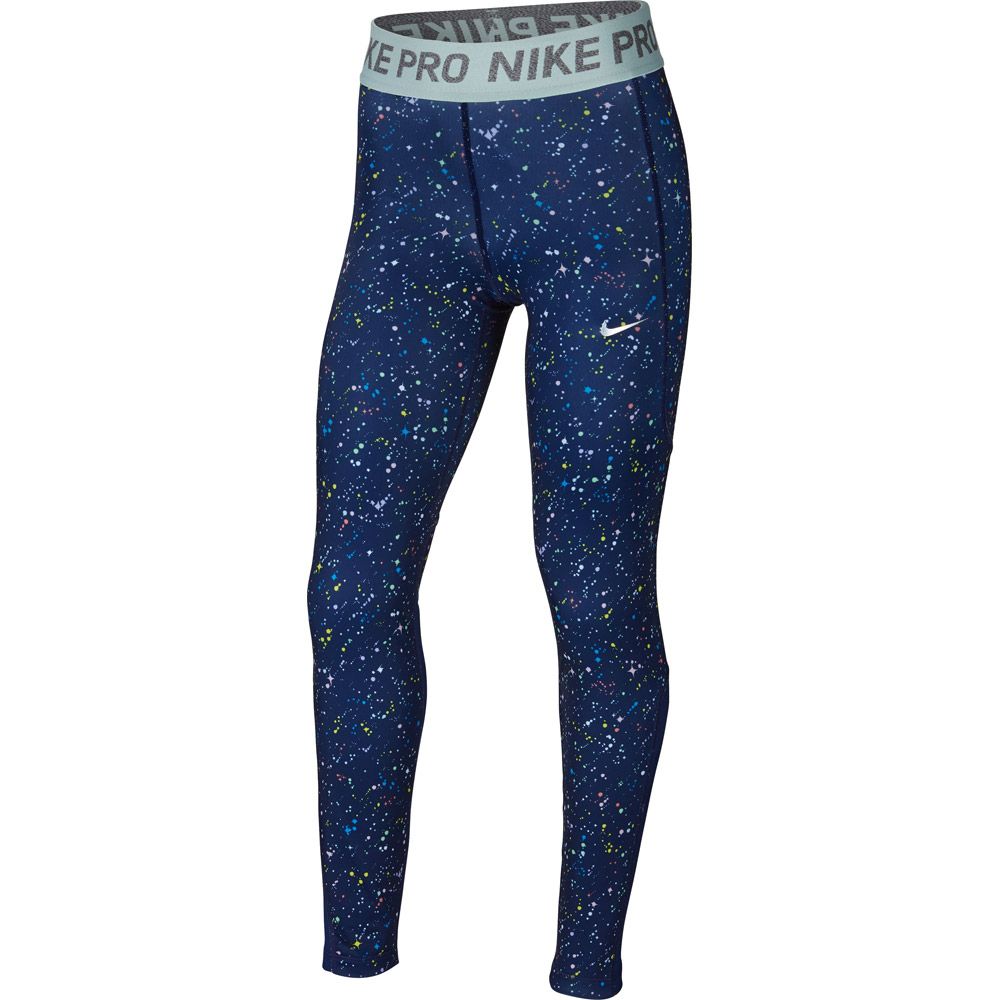 Nike - Pro Warm Tights Kids blue void 