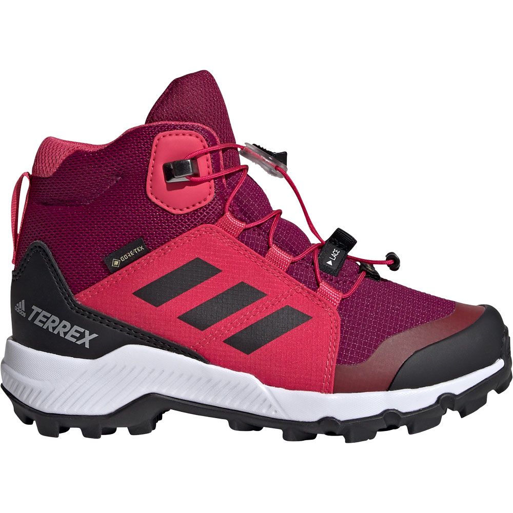adidas - Terrex Mid Gore-Tex Hiking Shoes Kids power berry core black power  pink at Sport Bittl Shop