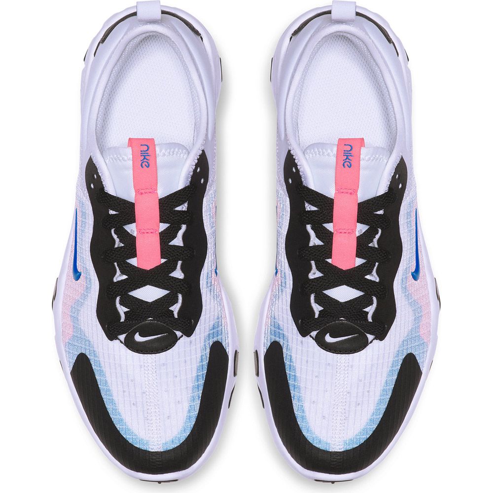 nike renew lucent white blue pink