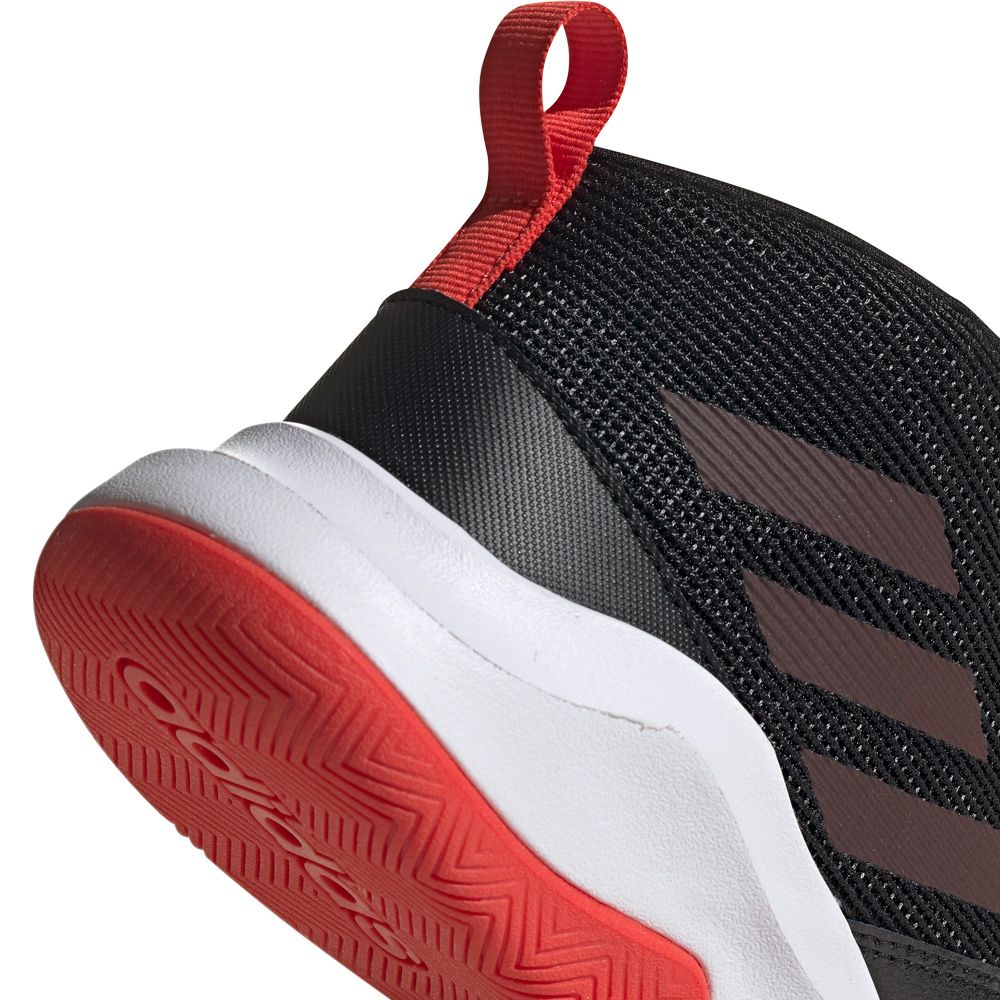 adidas black red shoes