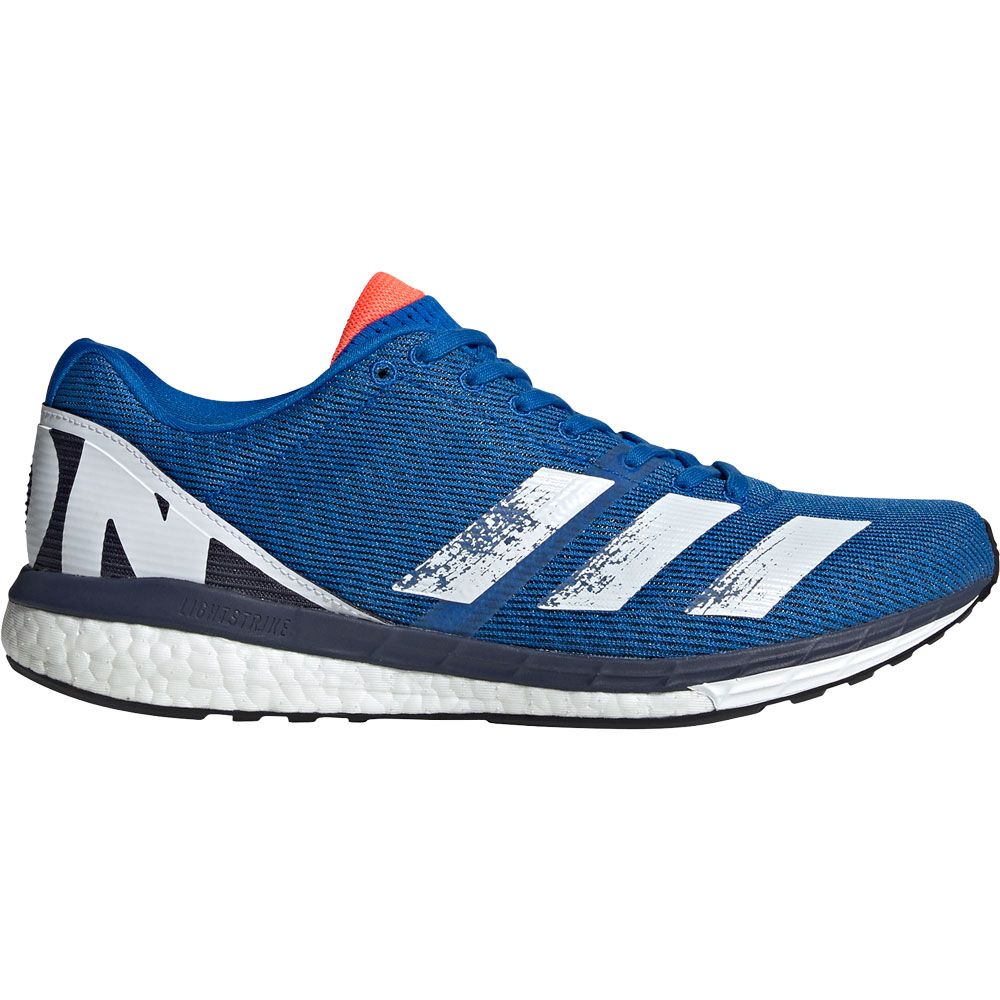blue adidas running trainers