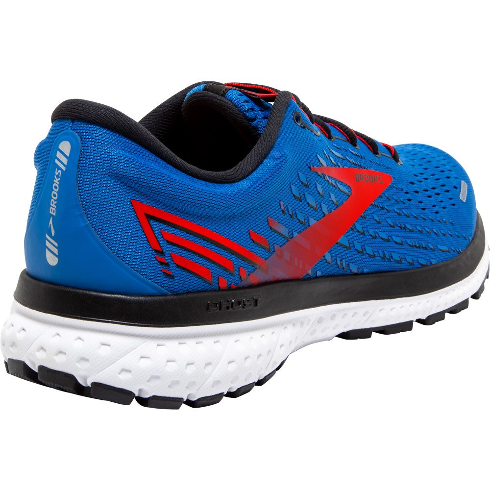 brooks red white and blue running shoes
