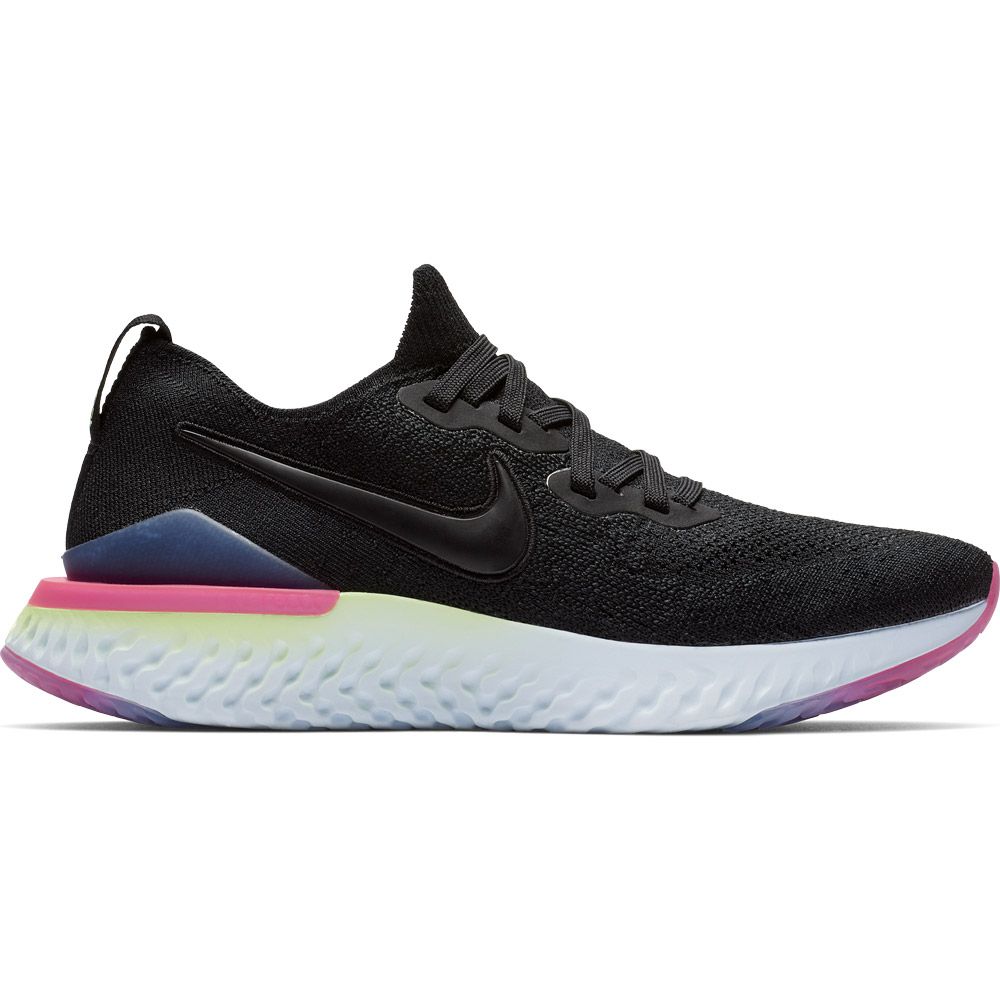 nike epic react flyknit 2 mens trainers black