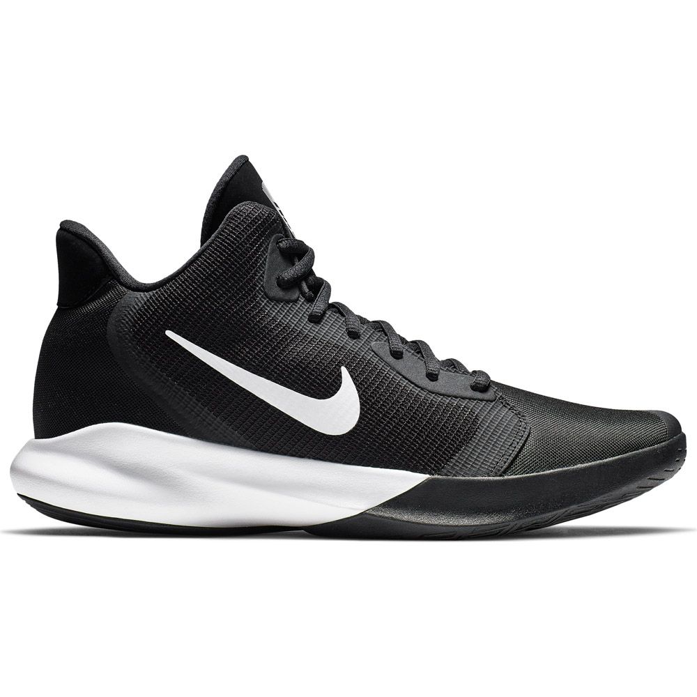 nike basketball shoes black and white