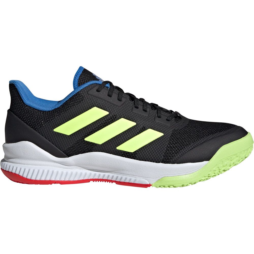 adidas - Stabil Bounce Handball Shoes Men core black hi-res yellow true  blue at Sport Bittl Shop
