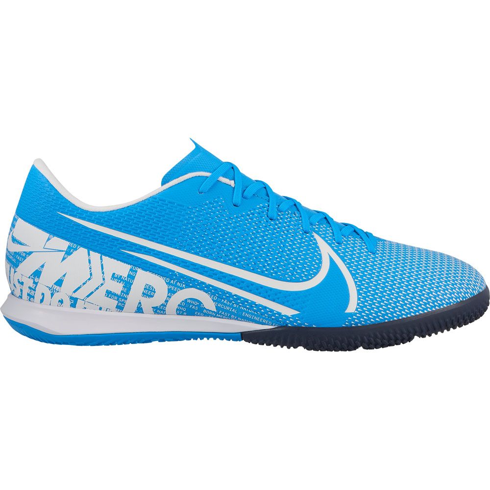 Nike - Mercurial Vapor 13 Academy IC Soccer Shoes blue hero white-obsidian  at Sport Bittl Shop
