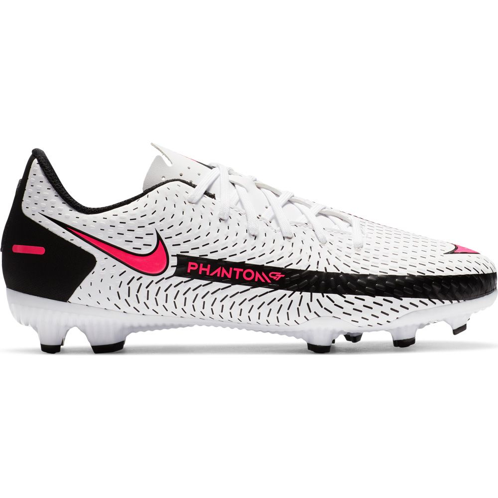 white and pink nike soccer cleats