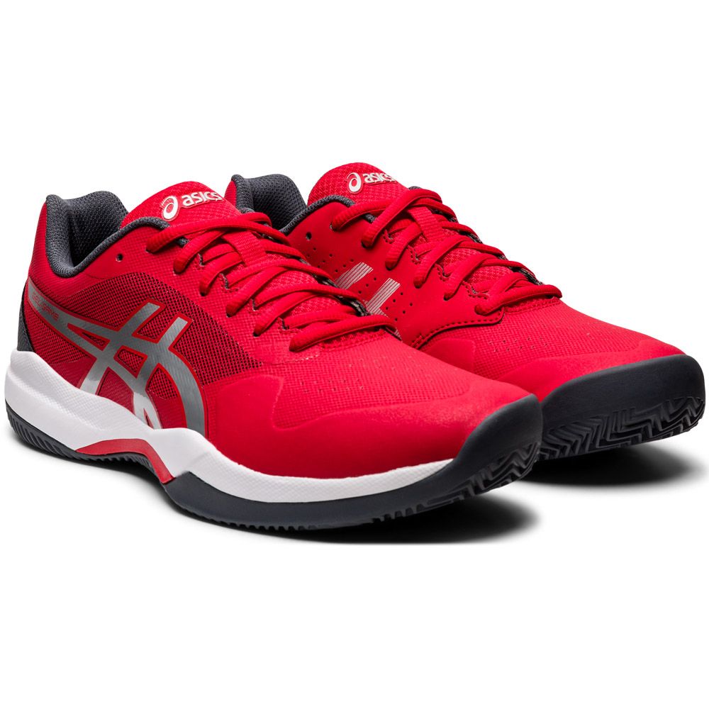 red asics shoes mens