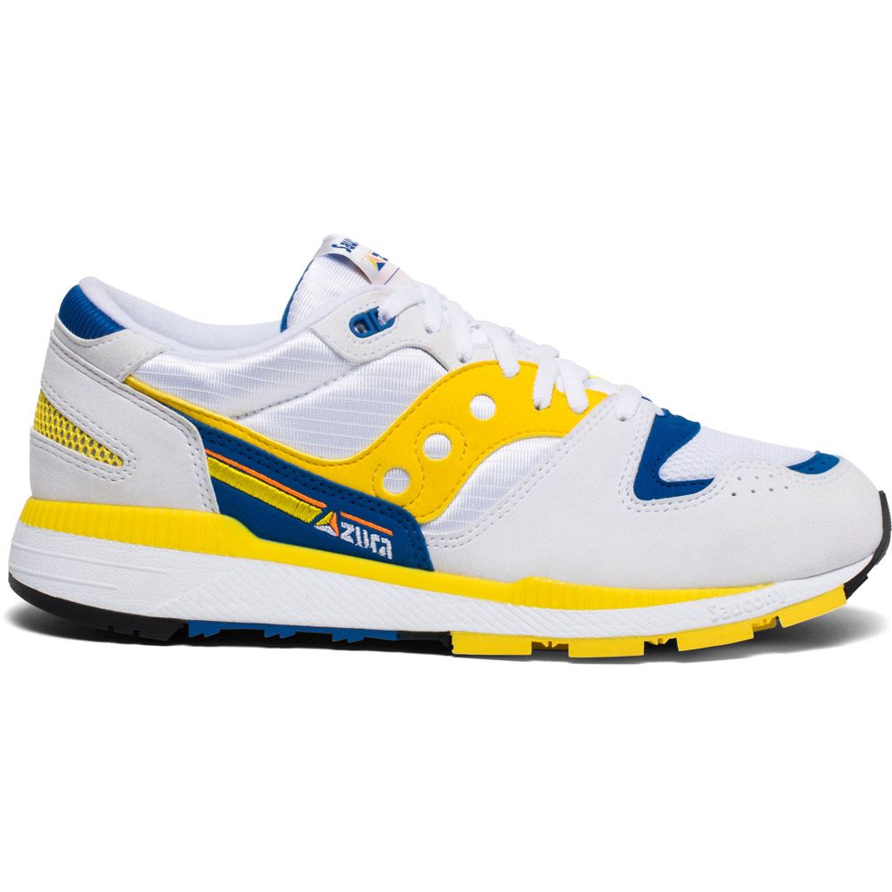 Azura Sneaker Men white yellow blue 