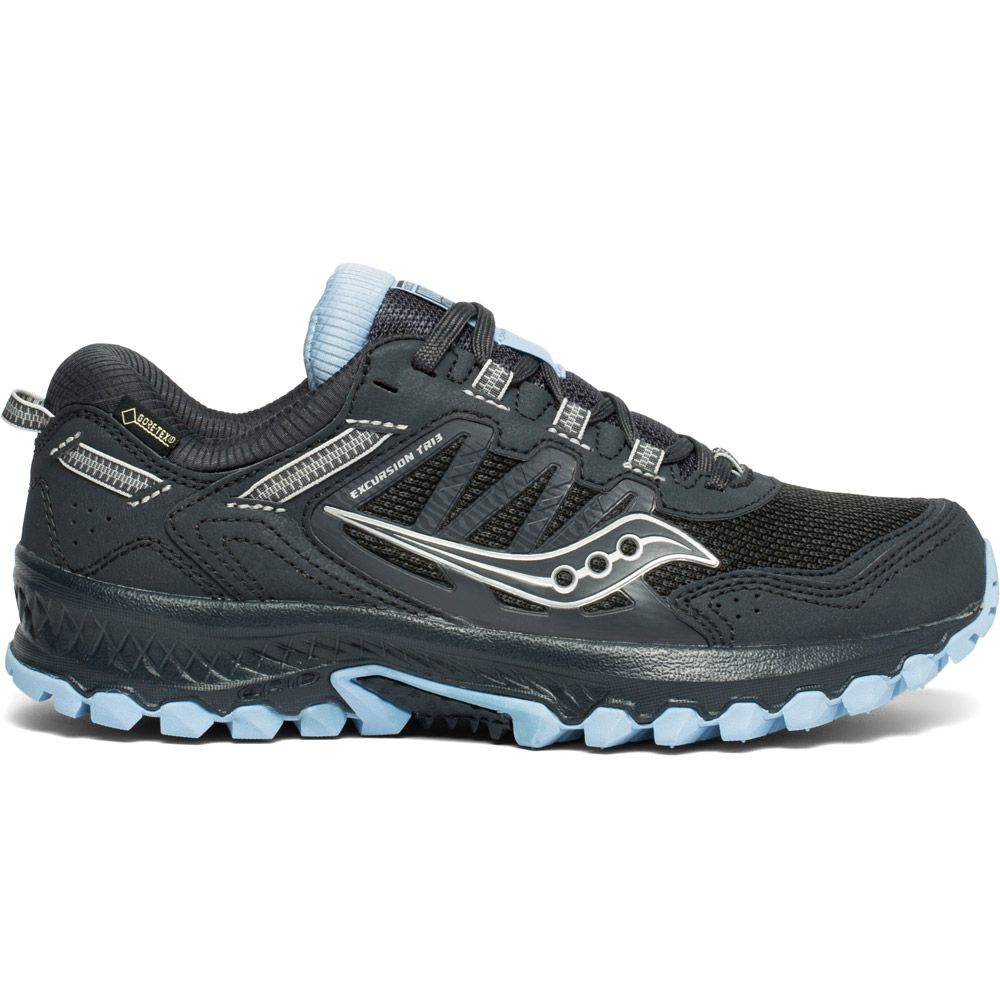womens black saucony running shoes
