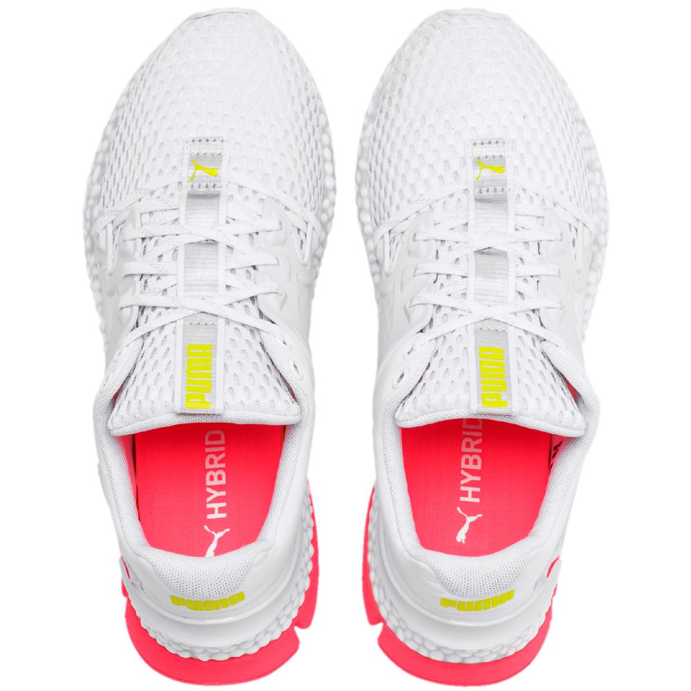 womens white and pink puma shoes
