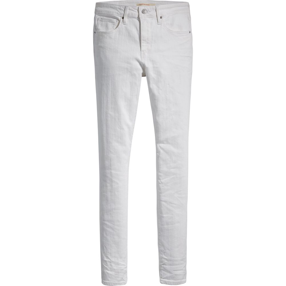 levi's womens white skinny jeans