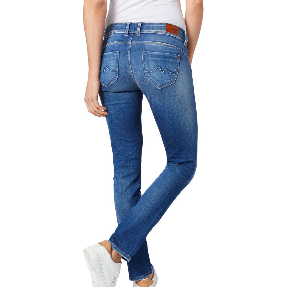 pepe jeans new brooke slim fit regular waist slim leg