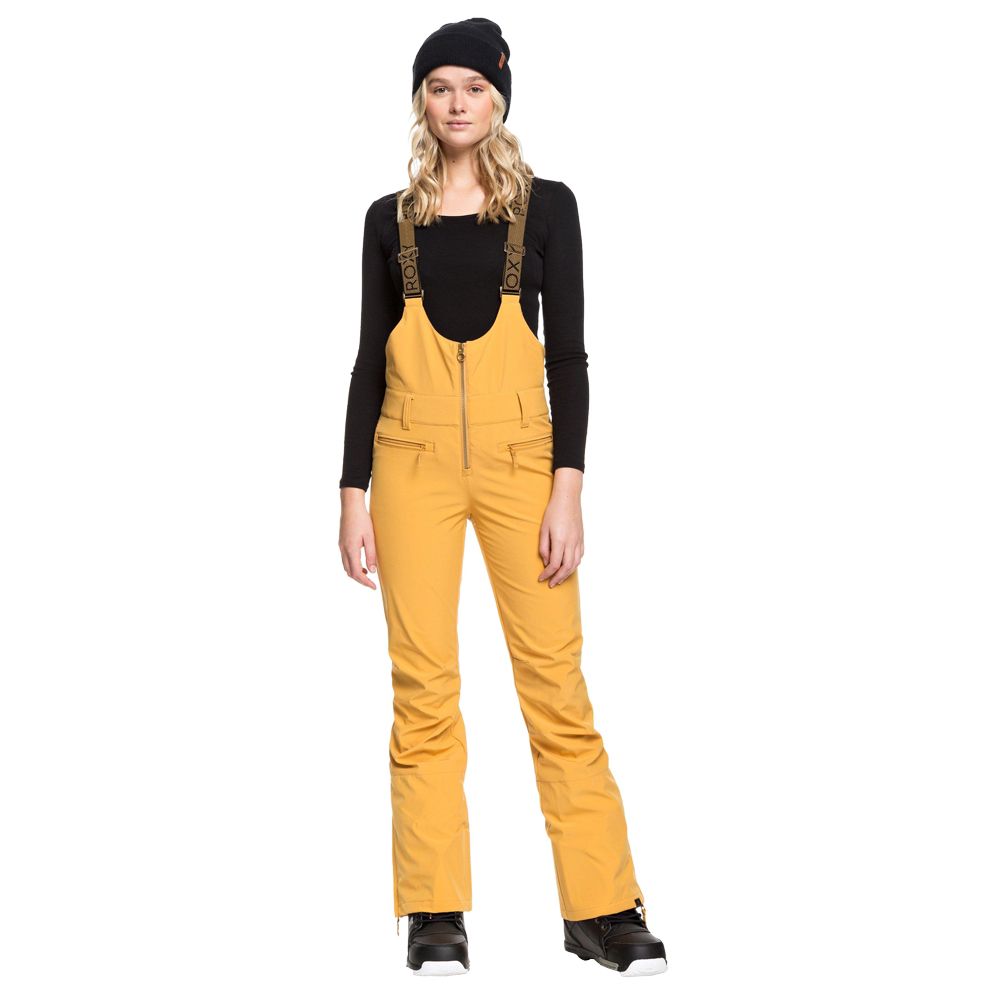 bright yellow overalls