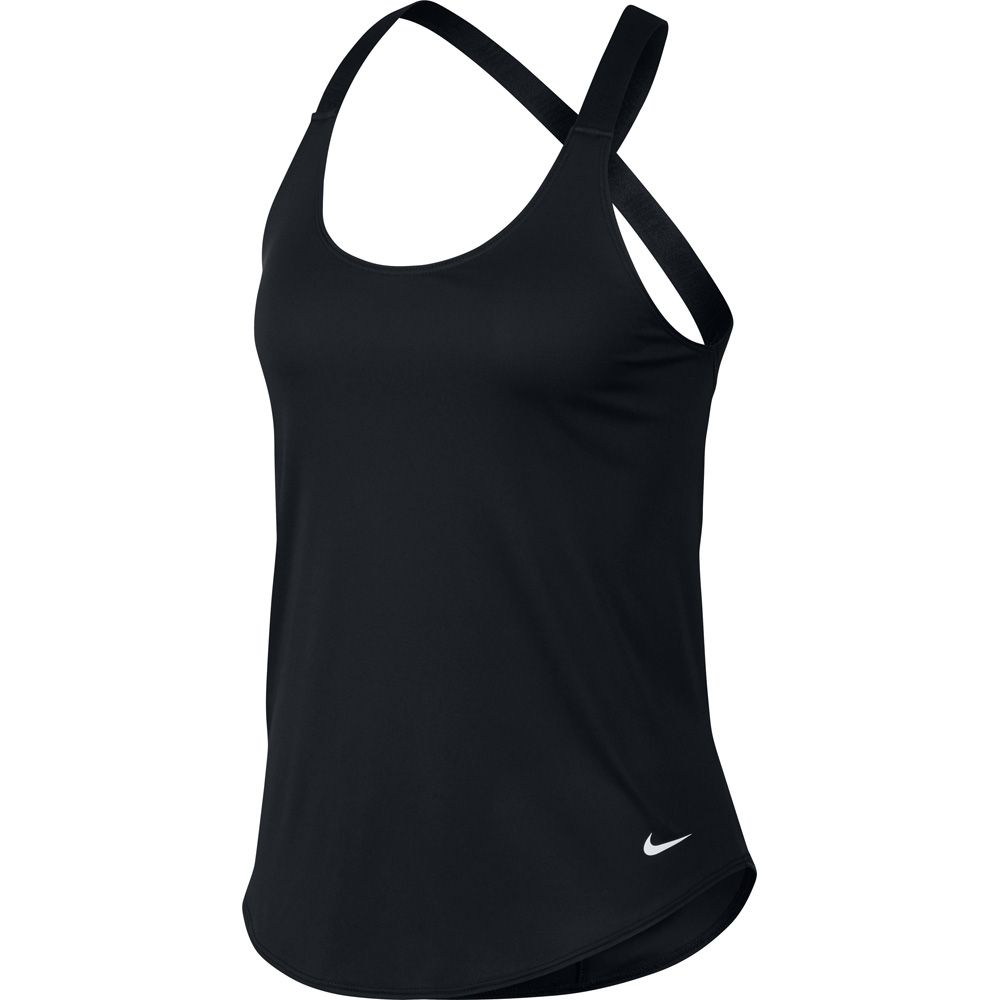 Nike - Dri-FIT Elastika Tanktop Women black white at Sport Bittl Shop