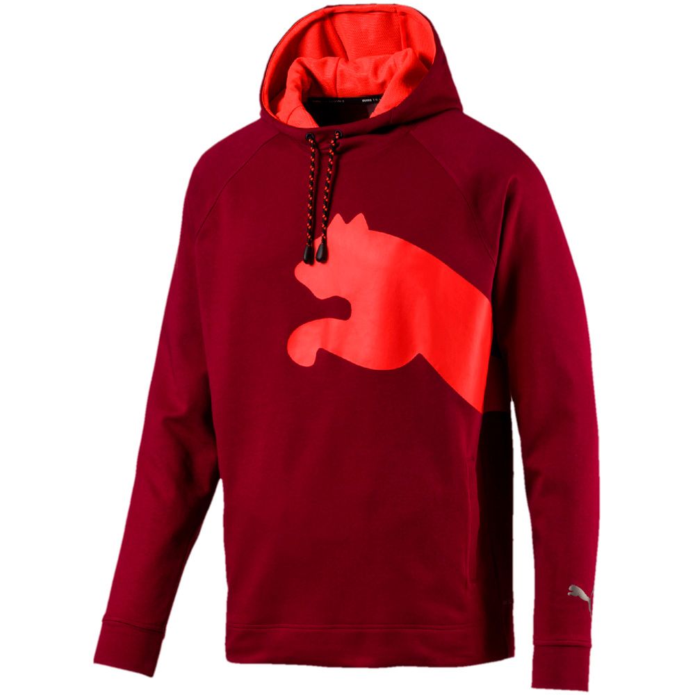 red puma hoodie mens